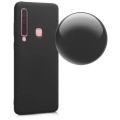 Samsung Galaxy A9 2018 Kılıf İnce Soft Mat Renkli Esnek Silikon Kapak - Mürdüm