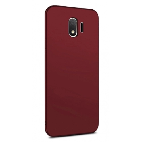 Samsung Galaxy J4 2018 Kılıf İnce Soft Mat Renkli Esnek Silikon Kapak - Mürdüm