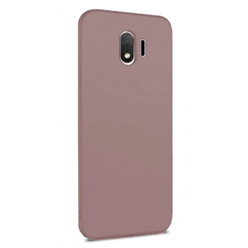 Samsung Galaxy J4 2018 Kılıf İnce Soft Mat Renkli Esnek Silikon Kapak - Rose Gold