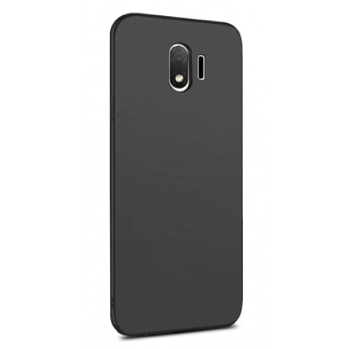 Samsung Galaxy J4 2018 Kılıf İnce Soft Mat Renkli Esnek Silikon Kapak - Siyah