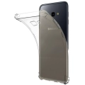 Samsung Galaxy J4 Plus 2018 Kılıf Silikon Köşe Korumalı Airbag Darbe Emici Kapak - Şeffaf