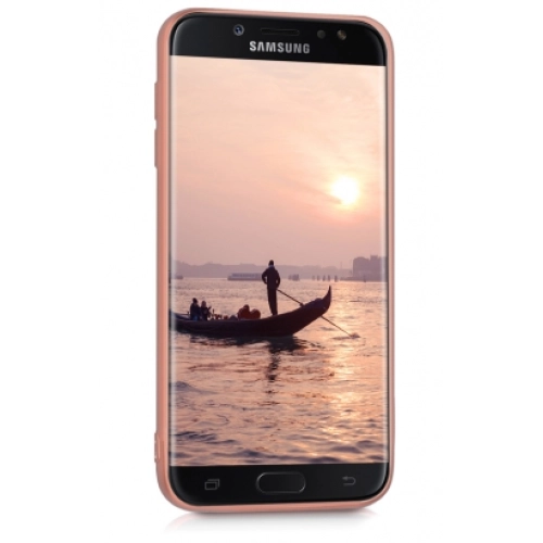 Samsung Galaxy J5 Pro Kılıf İnce Soft Mat Renkli Esnek Silikon Kapak - Mavi