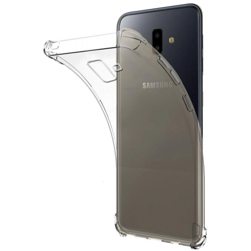 Samsung Galaxy J6 Plus 2018 Kılıf Silikon Köşe Korumalı Airbag Darbe Emici Kapak - Şeffaf