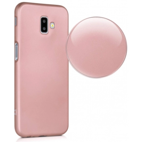 Samsung Galaxy J6 Plus 2018 Kılıf İnce Soft Mat Renkli Esnek Silikon Kapak - Mavi