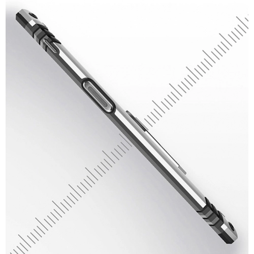 Samsung Galaxy J6 Plus 2018 Kılıf Silikon Zırhlı Standlı Yüzüklü Mıknatıslı Tank Kapak - Lacivert