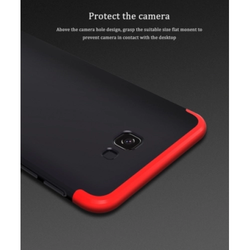 Samsung Galaxy J7 Prime 2 / J7 Prime Kılıf 3 Parçalı 360 Tam Korumalı Rubber AYS Kapak - Lacivert