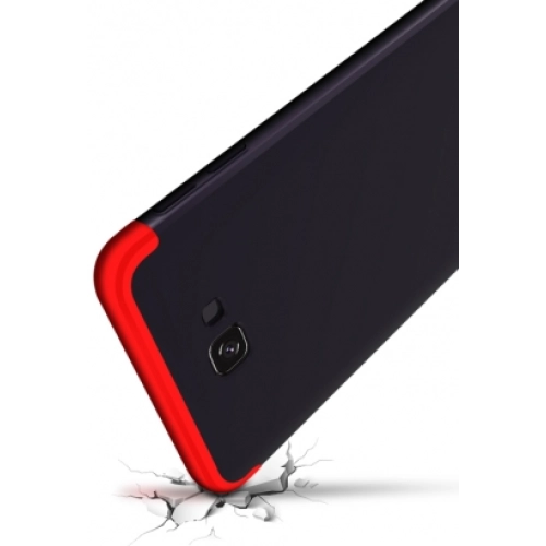 Samsung Galaxy J7 Prime 2 / J7 Prime Kılıf 3 Parçalı 360 Tam Korumalı Rubber AYS Kapak - Lacivert