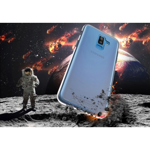 Samsung Galaxy J8 Kılıf Clear Guard Serisi Gard Kapak - Şeffaf