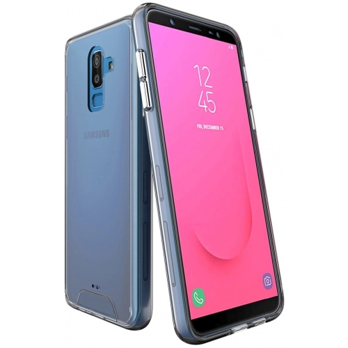 Samsung Galaxy J8 Kılıf Clear Guard Serisi Gard Kapak - Şeffaf