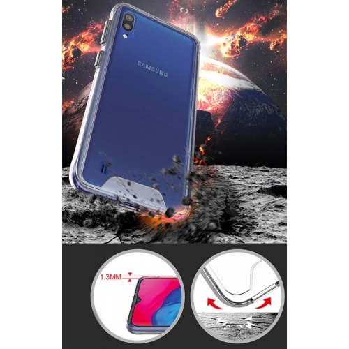 Samsung Galaxy M10 Kılıf Clear Guard Serisi Gard Kapak - Şeffaf