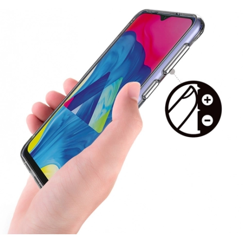 Samsung Galaxy M10 Kılıf Clear Guard Serisi Gard Kapak - Şeffaf