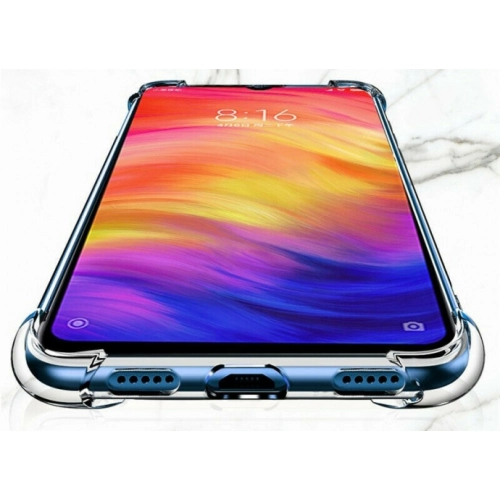 Samsung Galaxy M10s Kılıf Silikon Köşe Korumalı Airbag Darbe Emici Kapak - Şeffaf