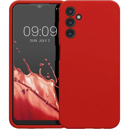 Samsung Galaxy M14 Kılıf İnce Soft Mat Renkli Esnek Silikon Kapak - Siyah