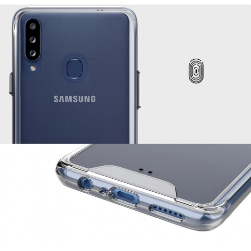 Samsung Galaxy M30 Kılıf Clear Guard Serisi Gard Kapak - Şeffaf