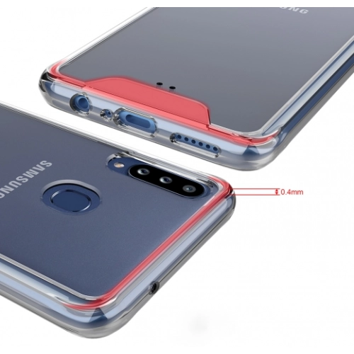 Samsung Galaxy M30 Kılıf Clear Guard Serisi Gard Kapak - Şeffaf
