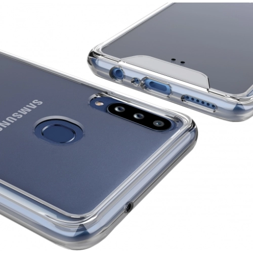 Samsung Galaxy M30 Kılıf Clear Guard Serisi Gard Kapak - Şeffaf