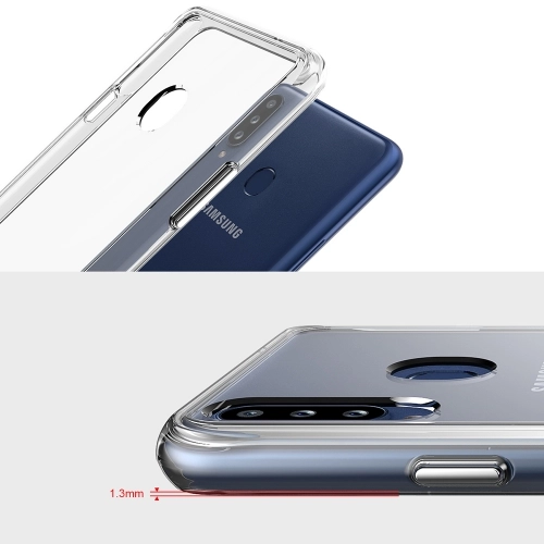 Samsung Galaxy M30 Kılıf Clear Guard Serisi Gard Kapak - Şeffaf