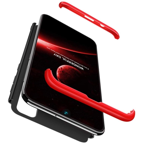 Samsung Galaxy M30s Kılıf 3 Parçalı 360 Tam Korumalı Rubber AYS Kapak - Mavi