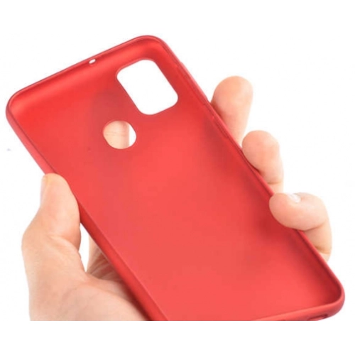 Samsung Galaxy M30s Kılıf İnce Soft Mat Renkli Esnek Silikon Kapak - Siyah