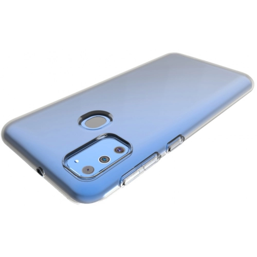 Samsung Galaxy M30s Kılıf Kamera Korumalı Esnek Silikon Kapak - Şeffaf