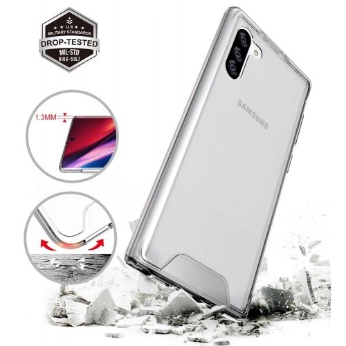 Samsung Galaxy Note 10 Kılıf Clear Guard Serisi Gard Kapak - Şeffaf