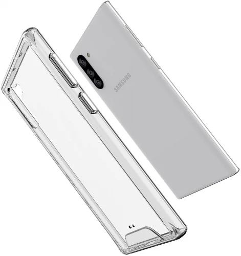 Samsung Galaxy Note 10 Kılıf Clear Guard Serisi Gard Kapak - Şeffaf