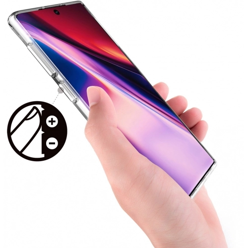 Samsung Galaxy Note 10 Kılıf Clear Guard Serisi Gard Kapak - Şeffaf