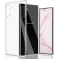 Samsung Galaxy Note 10 Kılıf Kamera Korumalı Esnek Silikon Kapak - Şeffaf