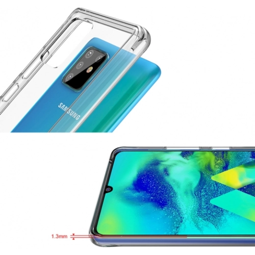 Samsung Galaxy Note 10 Lite Kılıf Clear Guard Serisi Gard Kapak - Şeffaf