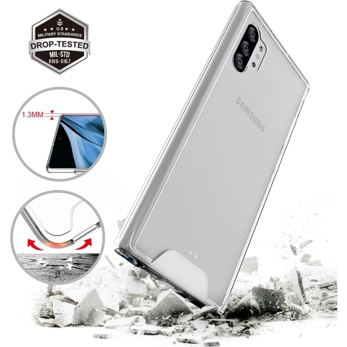 Samsung Galaxy Note 10 Plus Kılıf Clear Guard Serisi Gard Kapak - Şeffaf