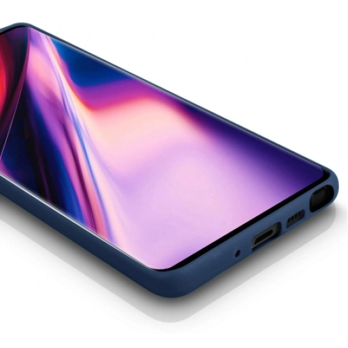 Samsung Galaxy Note 10 Plus Kılıf İnce Soft Mat Renkli Esnek Silikon Kapak - Kırmızı