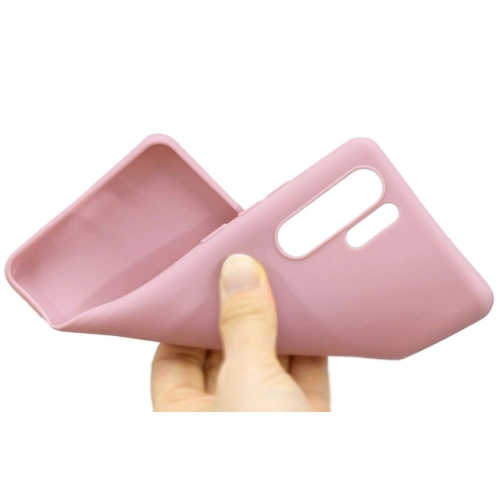 Samsung Galaxy Note 10 Plus Kılıf İnce Soft Mat Renkli Esnek Silikon Kapak - Rose Gold