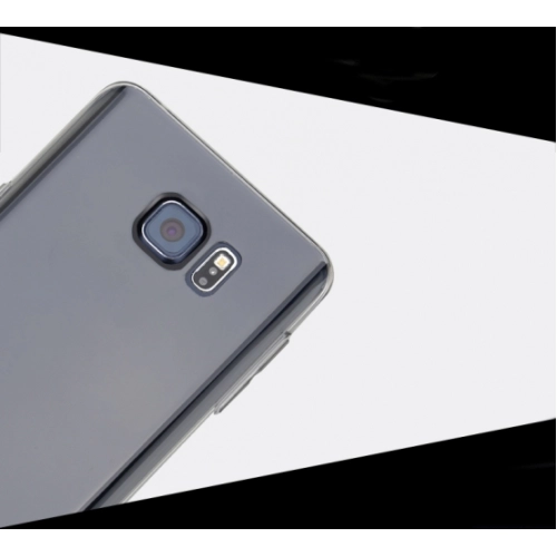 Samsung Galaxy Note 5 Kılıf Ultra İnce Kaliteli Esnek Silikon 0.2mm - Şeffaf