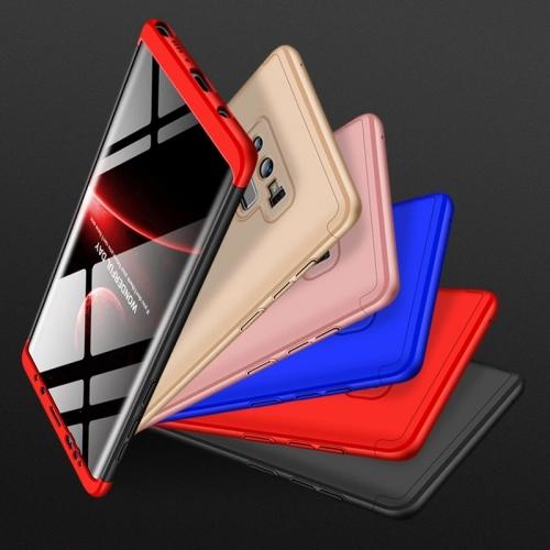 Samsung Galaxy Note 8 Kılıf 3 Parçalı 360 Tam Korumalı Rubber AYS Kapak - Kırmızı