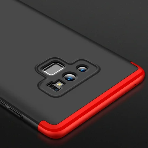 Samsung Galaxy Note 8 Kılıf 3 Parçalı 360 Tam Korumalı Rubber AYS Kapak  - Pembe