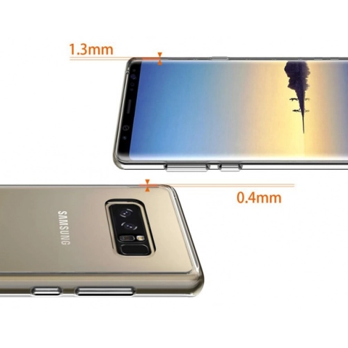 Samsung Galaxy Note 8 Kılıf Clear Guard Serisi Gard Kapak - Şeffaf