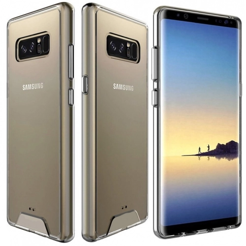 Samsung Galaxy Note 8 Kılıf Clear Guard Serisi Gard Kapak - Şeffaf