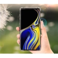 Samsung Galaxy Note 9 Kılıf Silikon Köşe Korumalı Airbag Darbe Emici Kapak - Şeffaf