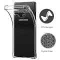 Samsung Galaxy Note 9 Kılıf Silikon Köşe Korumalı Airbag Darbe Emici Kapak - Şeffaf
