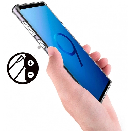 Samsung Galaxy Note 9 Kılıf Clear Guard Serisi Gard Kapak - Şeffaf