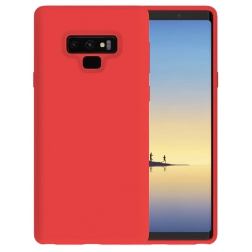 Samsung Galaxy Note 9 Kılıf İnce Soft Mat Renkli Esnek Silikon Kapak - Gold