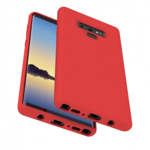 Samsung Galaxy Note 9 Kılıf İnce Soft Mat Renkli Esnek Silikon Kapak - Lacivert