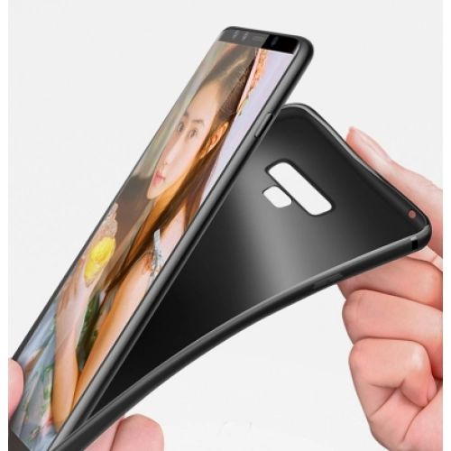 Samsung Galaxy Note 9 Kılıf İnce Soft Mat Renkli Esnek Silikon Kapak - Lacivert