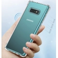 Samsung Galaxy S10 Kılıf Silikon Köşe Korumalı Airbag Darbe Emici Kapak - Şeffaf