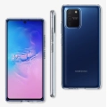 Samsung Galaxy S10 Lite Kılıf Kamera Korumalı Esnek Silikon Kapak - Şeffaf