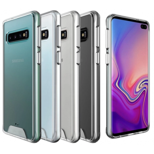 Samsung Galaxy S10 Plus Kılıf Clear Guard Serisi Gard Kapak - Şeffaf