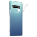 Samsung Galaxy S10 Plus Kılıf Ultra İnce Kaliteli Esnek Silikon 0.2mm - Şeffaf