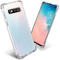 Samsung Galaxy S10e Kılıf Silikon Köşe Korumalı Airbag Darbe Emici Kapak - Şeffaf