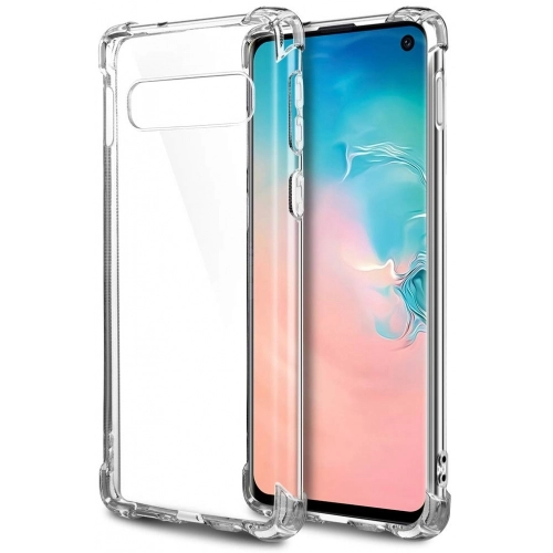 Samsung Galaxy S10e Kılıf Silikon Köşe Korumalı Airbag Darbe Emici Kapak - Şeffaf