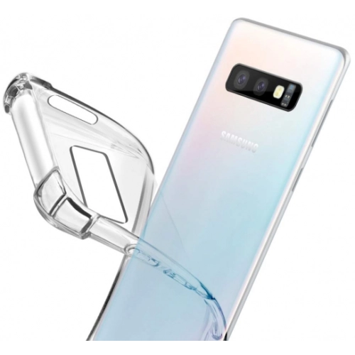 Samsung Galaxy S10e Kılıf Silikon Köşe Korumalı Airbag Darbe Emici Kapak - Şeffaf